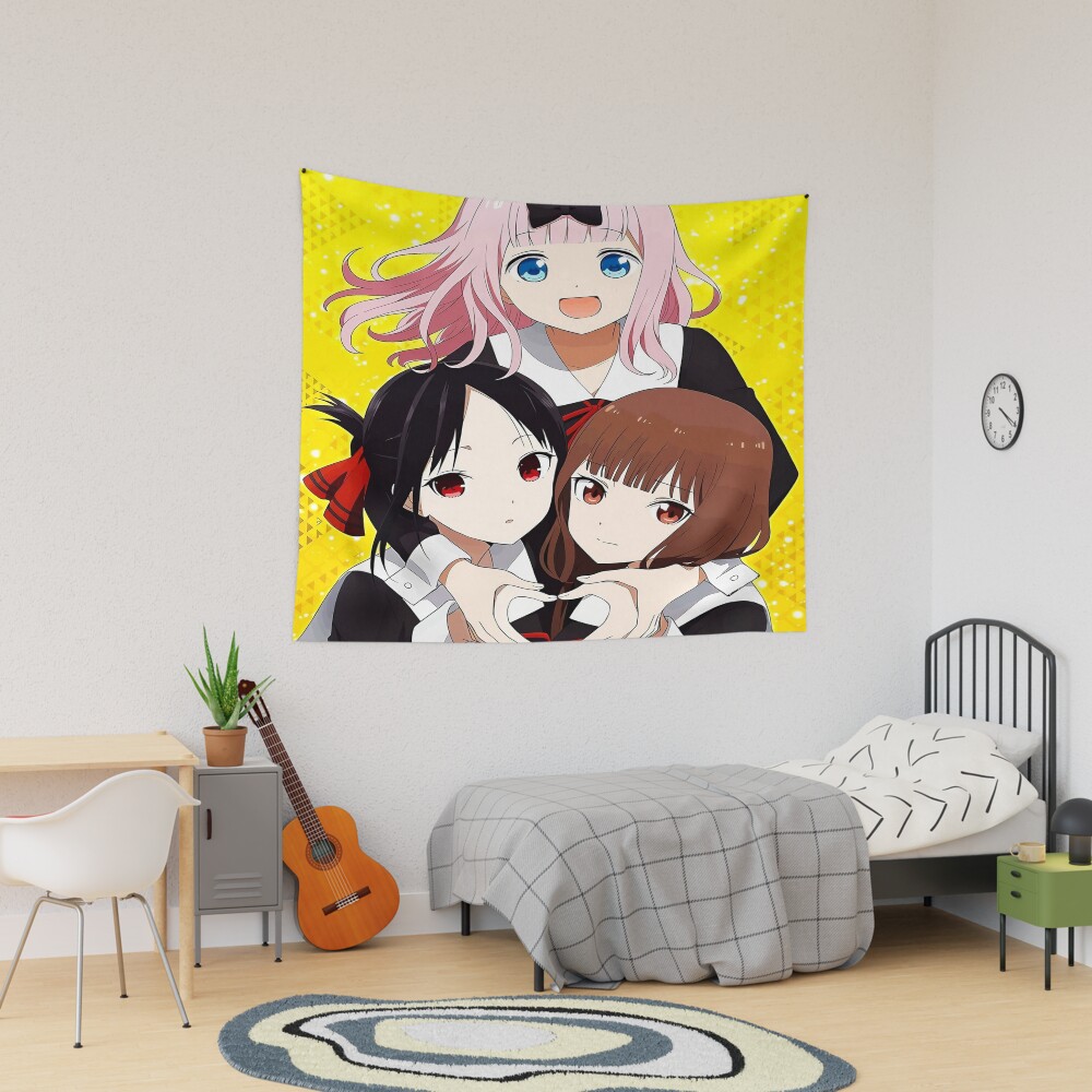 Love Is War Three Characters Tapestry