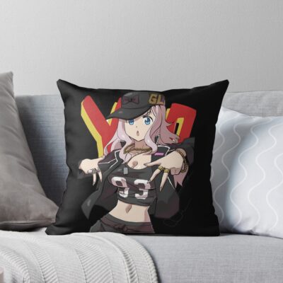 Lovely Waifu Chika Fujiwara Throw Pillow