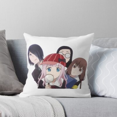 Funny Kaguya Sama Throw Pillow
