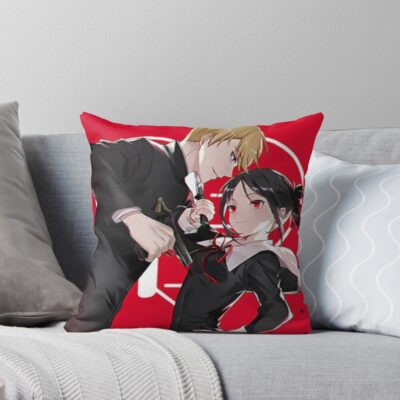 Kaguya Sama Design Kaguya Sama New Anime Design For You Throw Pillow