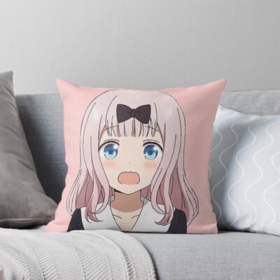 Fujiwara Chika Throw Pillow