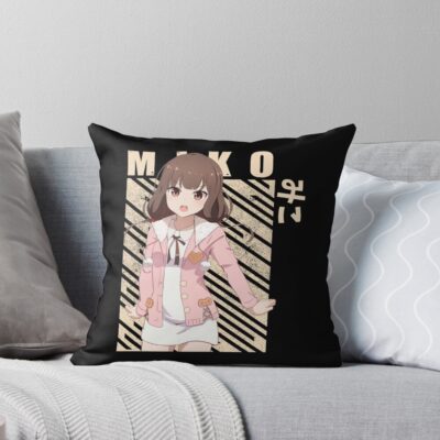 Kaguya Sama Miko Iino Smile Throw Pillow